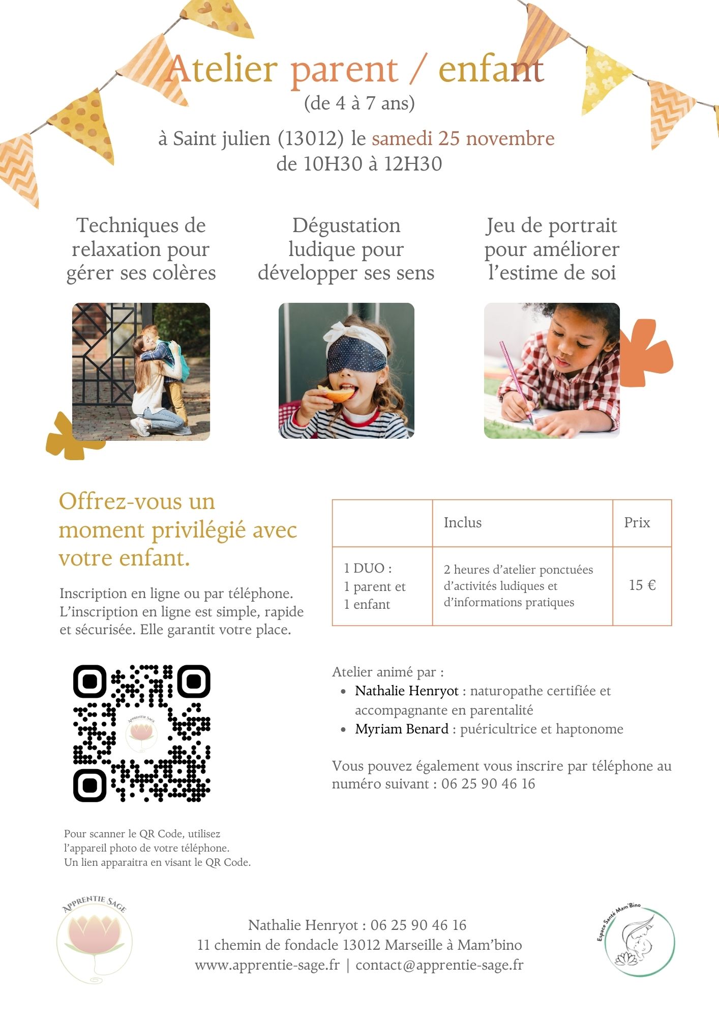 Atelier Parent Enfant - Nathalie Henryot naturopathe Marseille